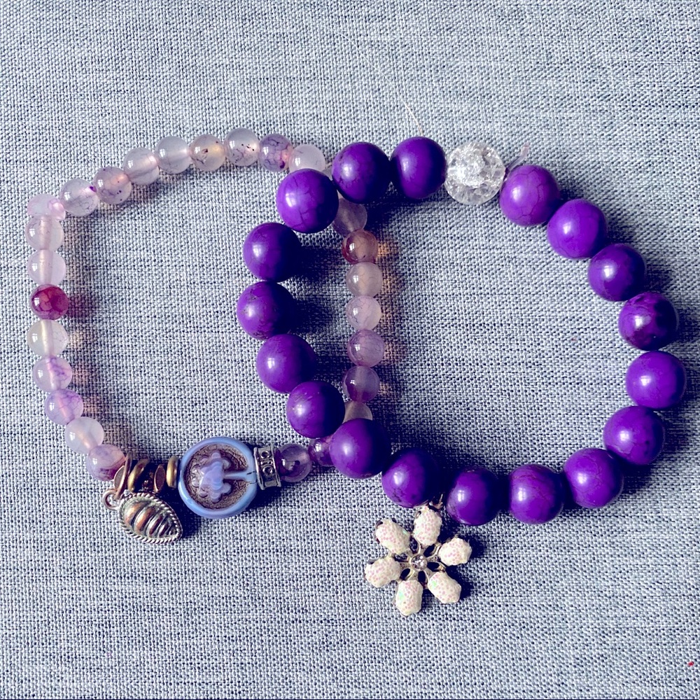 2 for $5 purple bracelets!